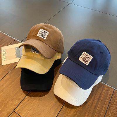 China Unstructured Embroidery Logo Custom Baseball Caps COMMON Cotton Dad Hats Caps for sale