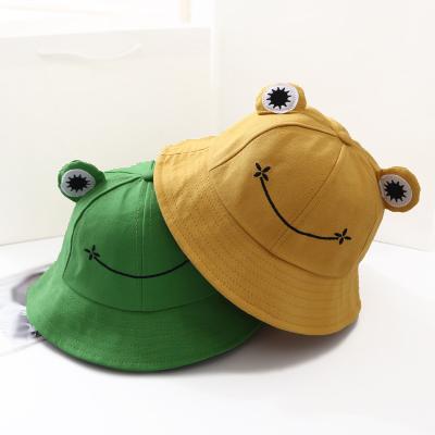 China Wholesale Breathable Funny Parent-child Sunscreen Shade Frog Fishmen Cute Animal Bucket Hat Outdoor Statistical Institute for sale