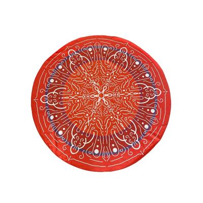 China Wholesale Promotion QUICK DRY Single Side Printed Round Beach Towel Mat for sale