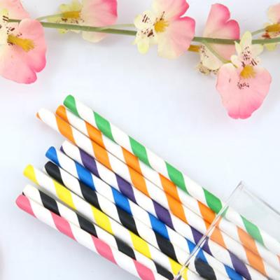 China Children S Disposable Slim Beverage Juice Soy Milk Tube Straw Colored Plain Paper Individually Wrapped Disposable Custom Handmade for sale