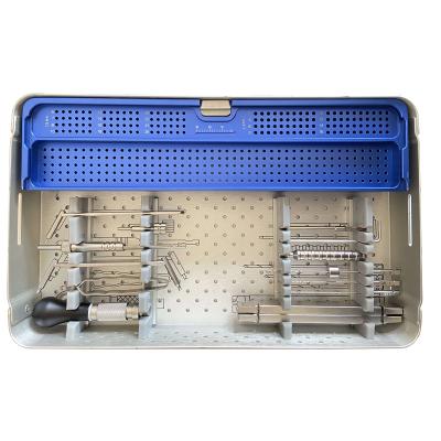 China High Quality Stainless Steel 2.4mm Locking Plate Instrument Set Veterinary Locking Plate Kit Veterinary Mini Plate Orthopedic Implants for sale