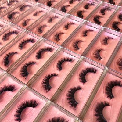 China Long Natural False Mink Eyelashes False Eyelashes With Logo Vegan Strip Lashes Brand Lashes Vendors Full Case Wholesale Tresluces for sale