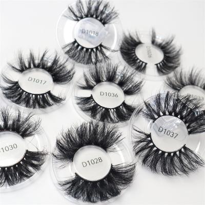 China 25mm Full Strip Thick Mink Eyelash Lashes (Old) Fluffy Mink Fur Qingdao 100% Real Mink Eyelash Fakr Eyelashes Beauty Supplies for sale