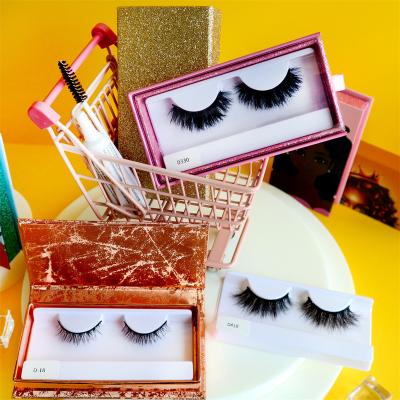 China Long Natural Eyelashes Wholesale 100% Custom Mink Lashes Eyelash Packaging Eye Wimpern Lashes Set Private Label Lashes Full Qingdao for sale