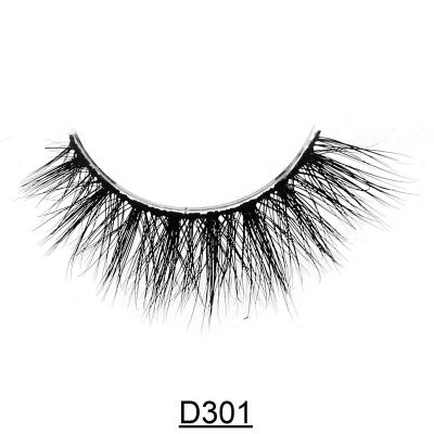 China Custom 3d Short 3d Mink Eyelash Long Strip Mink Eyelashes Vendor New Style Natural Wholesale Beauty Full Lashes Fur Hand Made Daily Makeup for sale