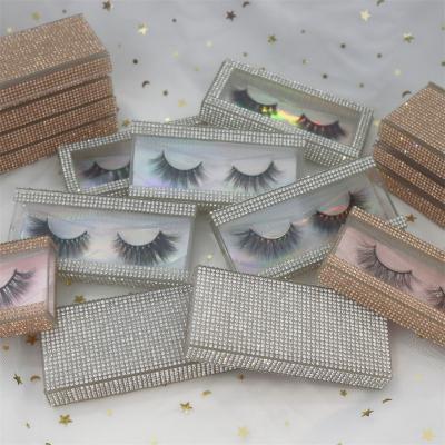 China Custom Vendor OEM Clear Box Recyclable Wholesale Eyelash Case Your Logo Lash Packaging Case for sale