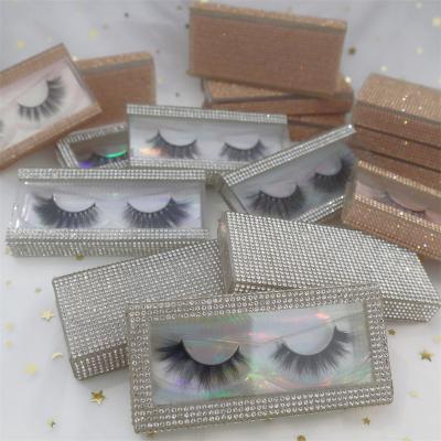 China Wholesale Recyclable Full Strip Lashes Custom Mini Suitcase Lash Packaging Book Transparent Case for sale