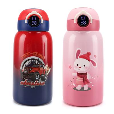 China PORTABLE Smart Insulated Kids Thermos Flask 316 Stainless Steel Vacuum Flask Temperature Display Vacuum Cup For Child for sale