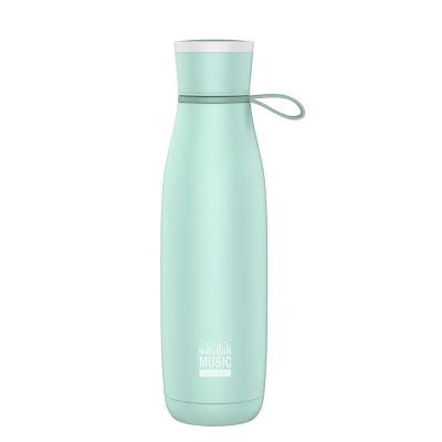 China 2019 Amazon Sustainable Success Double Wall Vacuum Smart Stainless Steel Water Bottle With LED for sale