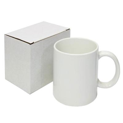 China NEW 330ML PORTABLE White Ceramic Custom Coffee Mugs With Handle for sale