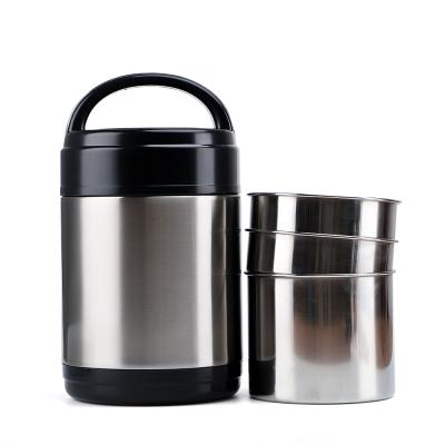 China High Quality Viable Thermal Stainless Steel Food Warmer Food Flask Vacuum Lunch Box Container 1.5L 2L for sale