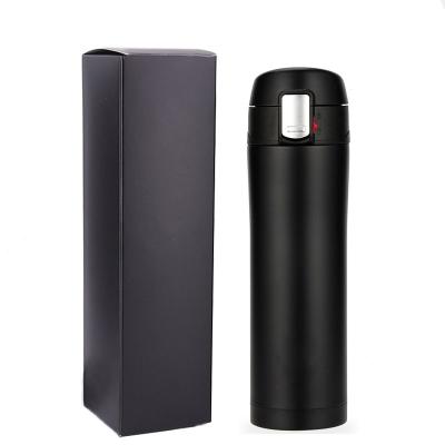 China Double Wall Sustainable Vacuum Flask Sports Drinking One Touch Termos Insulated Stainless Steel Running Water Bottle for sale