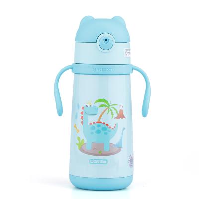 China Viable Customized 316 Stainless Steel Kids School Water Bottle Double Wall Stainless Steel Water Bottle For Kids With Straw for sale