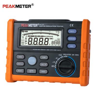 China Peakmeter MS5205 DC AC 750V Insulation Resistance Digital Multimeter Resistance Insulate Tester Low Voltage Analog MS5205 Indication for sale