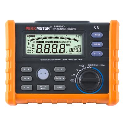 China DC MS5203 AC 750V Analog Multimeter Multimeter Insulation Resistance Tester Professional Digital megger MS5203 for sale