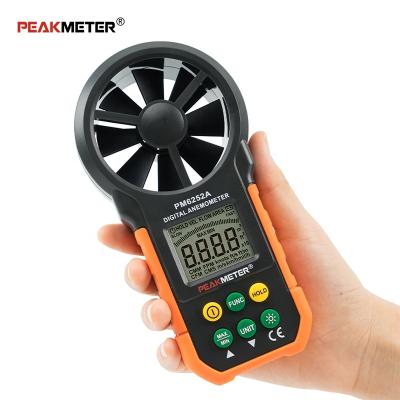 China PM6252A/MS6252A Digital Environmental Handheld Meter Air Volume Anemometer Wind Speed ​​Recorder 170*86*39mm for sale