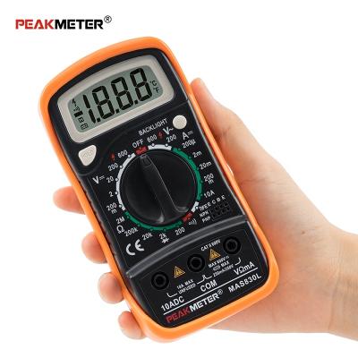 China Hot Selling Product High Accuracy Digital 830l Multimeter Diode Handheld Tests Hold Digital Multimetro PM830L Auto Power for sale