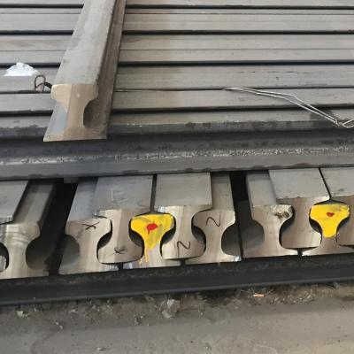 China Railway rail QU 120kg/m crane steel rail and high quality crane rail for export for sale