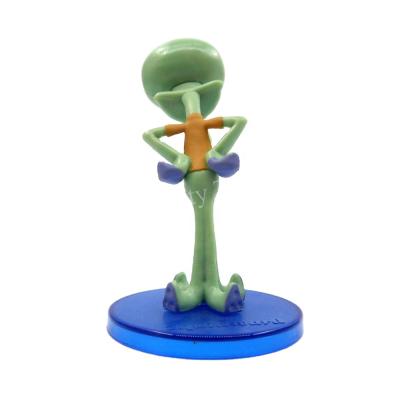 China Cartoon Mini Squidward Toy Customize Tentacles Action Number Cartoon Toys for sale