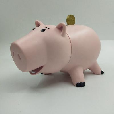 China Custom Gift Low Price Pig Shape PVC Coin Bank Children Piggy Banks Piggy Banks for sale