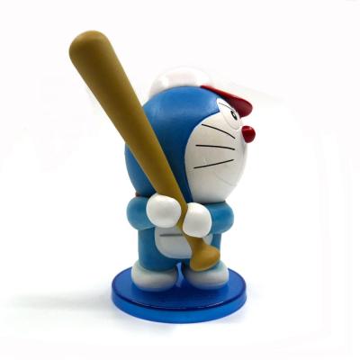 China Plastic Cartoon Toy OEM Anime Character Doraemon Mini Action Number Toys for sale