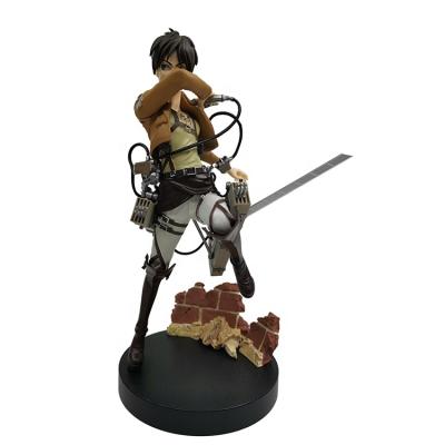 China Cartoon Toy Factory Custom Plastic Japanese Attack On Titan Anime Action Figures for sale