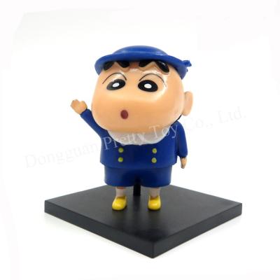 China Cartoon Toy Customized Japan Action Number Pencil Shinchan Cartoon Anime Toys for sale