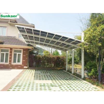 China Rain/Sun/Sun Shelter Snow Shelter Parking Canopy Aluminum Polycarbonate Car Tent Garage Shading Shed For Car for sale