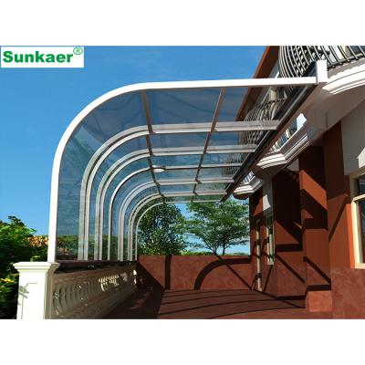 China Cheap Modern Custom Aluminum Retractable Balcony Pergola Second Floor Price Glass Sunroom for sale