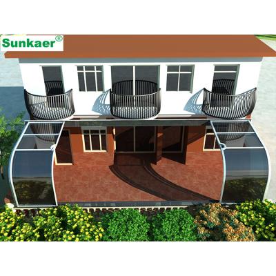 China Modern Polycarbonate Material Outdoor Patio Balcony High Standard Conservative Sunroom for sale