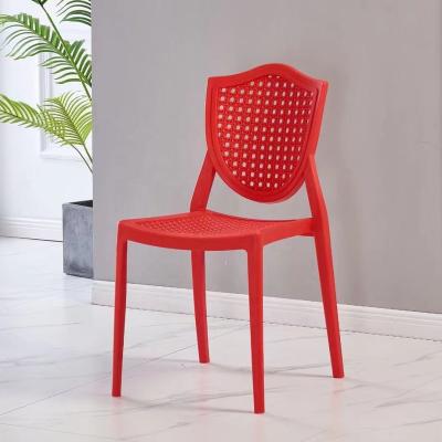 China Foldable Cheap Wholesale Polypropylene Plastic Dining Chairs Modern Water Proof Outdoor Chair PP Restaurant Cafe for sale