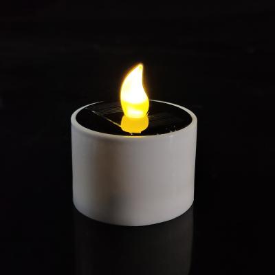 China Wedding Christmas Birthday Party Gift Amazon Solar Power LED Candle Light Night Light Hot Selling 2021 Supplier for sale