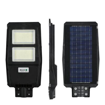 China 2021 Garden's Best Selling All In One Dawn Street Lights 300w 100w IP 67 Integrated Solar LED Twilight With Pole for sale