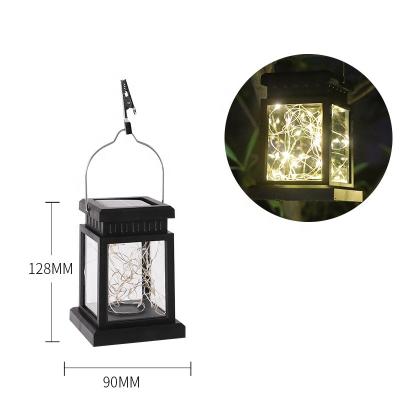 China Waterproof Solar Hanging Garden LED Lantern 30LEDs Warm White Light Solar Candle Light For Outdoor Garden for sale