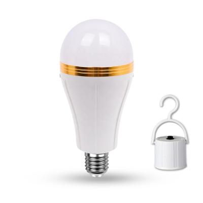 China Foco Lampada Light Bulb Foco Lampada Super Bright Emergency LED Light Bulb 15w LED Rechargeable Smart Rechargeable Light Bulb For Haiti for sale