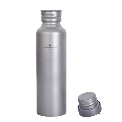 China American Style Pure Titanium Water Cup Bottle Large Capacity Kettle Mountaineering Pot Portable Outdoor Single Layer Camping for sale