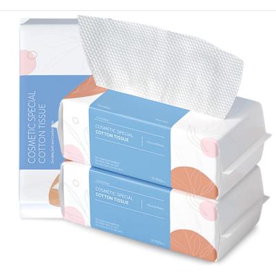 China High Quality Smoke Wet Dry Towels Natural Facial Massage 100% Cotton Paper Tissue Cleaning Cloth for sale