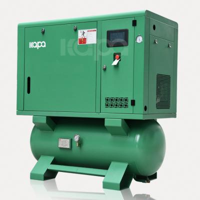 China Lubricated 18.5Kw 4-In-13h Screw Compressor Integrated Air Screw Compressor for sale