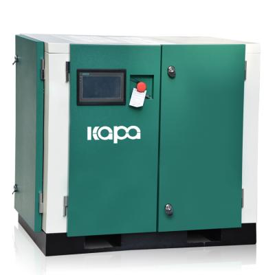 China Lubricated High Efficiency 18.5W PM VSD Screw Air Compressor for sale