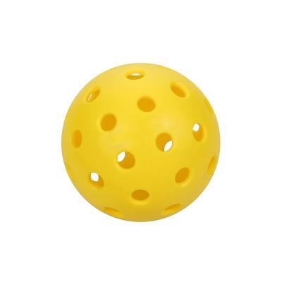 China Durable 40 Holes 40 Hole Pickleball Balls 72mm Outdoor Pickleball Ball for sale