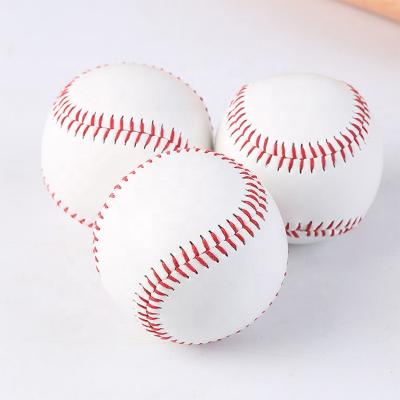 China PVC Factory Good Quality Custom Logo Official White Baseball Training Baseball Outdoor Sports Ball Equipment for sale