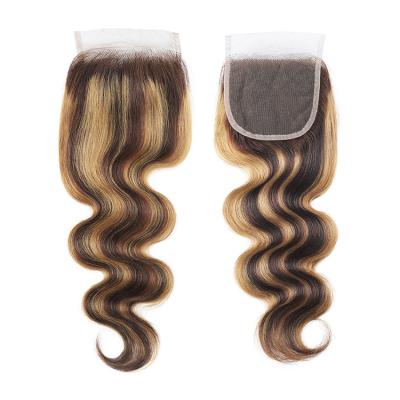 China Wholesale Virgin Hair Body Wave HD Lace Closure Piece Free Swiss With Baby Hair HD Lace Top Closure 4X4 Soft Hair LTH2109055 for sale