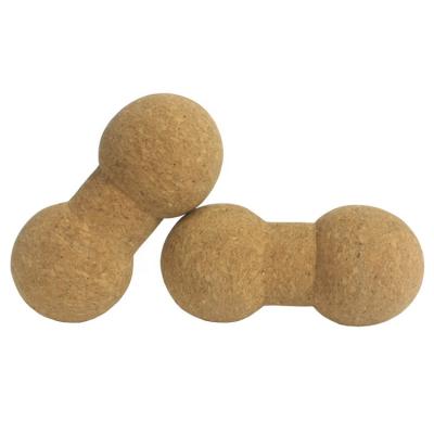 China 70*80*100mm Good Quality Peanut Cork Massage Ball For Yoga Ball For Massage for sale