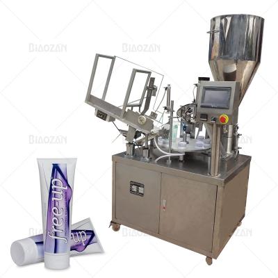 China Hotels Full Automatic Liquid Filling And Sealing Machine Tube Soft Cosmetic Cream Tube Paste Tube Filling Sealing Machine for sale