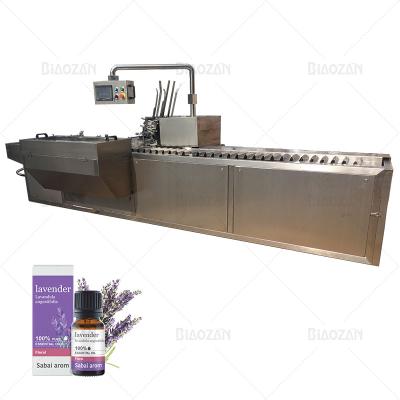 China Top Level High Speed ​​Best Selling Fully Automatic Essential Oil Bottle Box Packing Machine for sale