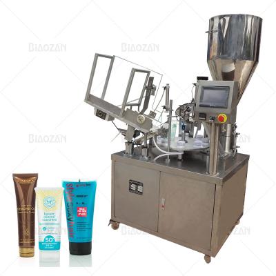 China High strength semi automatic ointment tube sealing machine/ab filling aluminum tube filling folding sealing machines for sale