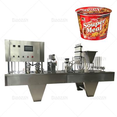 China Professional High Efficiency Maker Automatic Instant Noodles Cup Filling Machine for sale