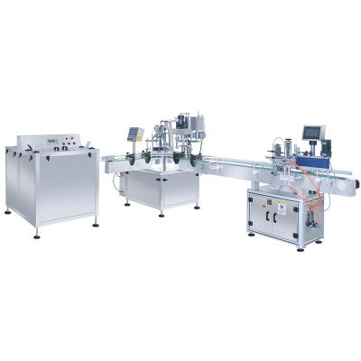 China Food Micmachinery Manufacturing Direct Selling Vial Eyedrop Plastic Bottle Eliquid Filling And Capping Machine for sale