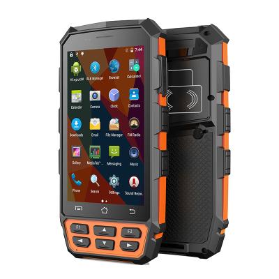 China 2D Rugged Android Phone Outdoor Waterproof Portable Handheld Barcode Reader Reliablerfid IP65 1D/2D barcode reader with UHF rfid reader writer for sale