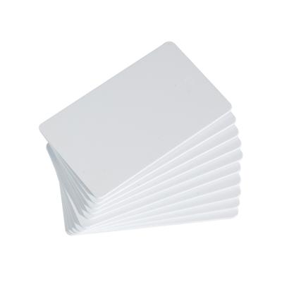 China Classic Online Access Control PVC Smart Cards Supply M1 1K 13.56MHz ISO14443A White RFID Blank RFID Card for sale